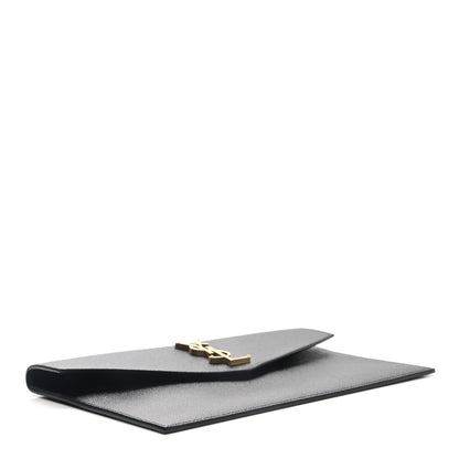 Saint Laurent Grain De Poudre Uptown Pouch Black 4 of 7