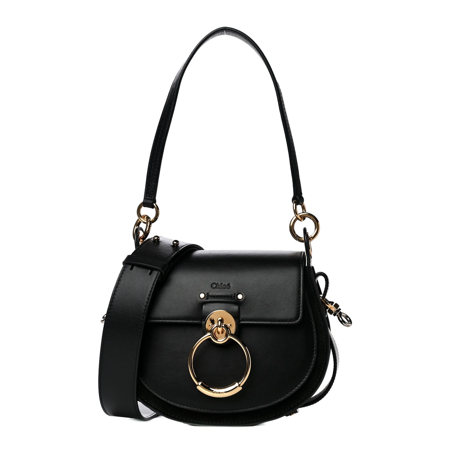 Calfskin Small Tess Bag Black