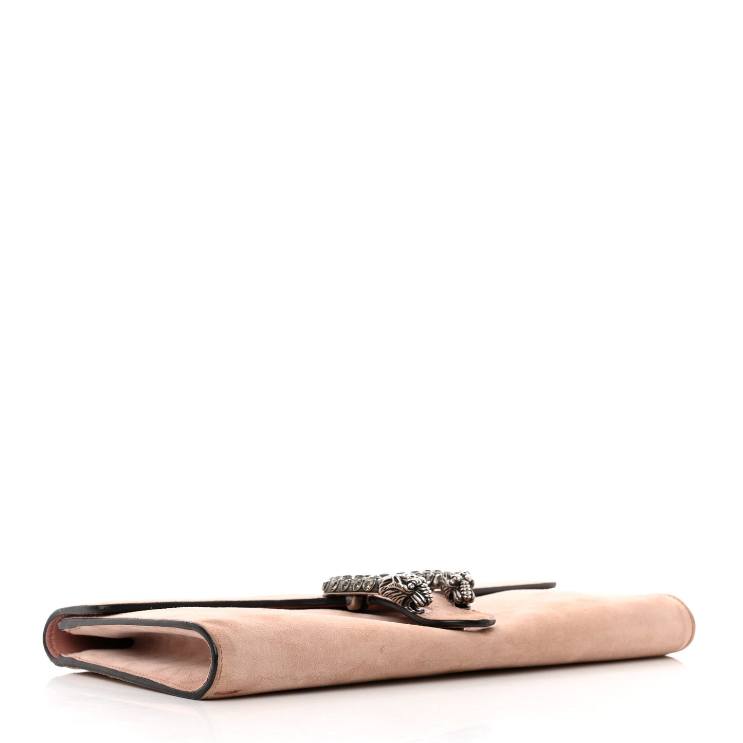 Suede Dionysus Clutch Blush