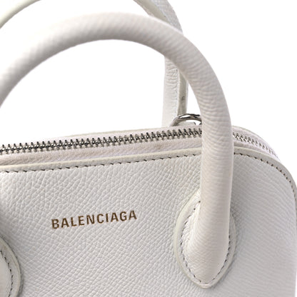 Balenciaga Grained Calfskin XXS Ville Top Handle White 10 of 12