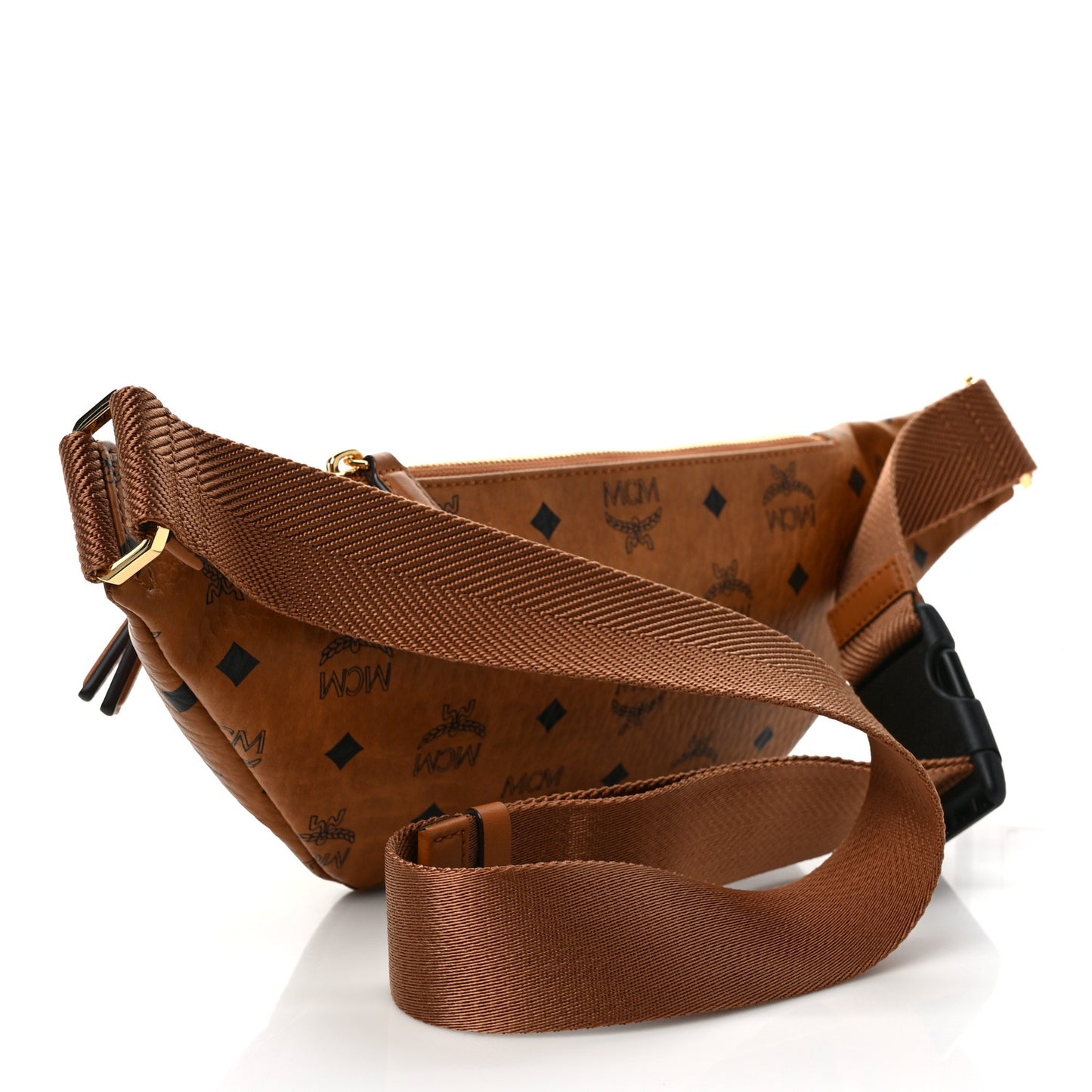 Visetos Small Fusten Belt Bag Cognac