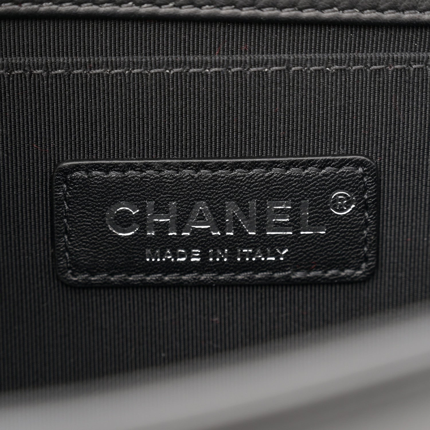 Chanel Lambskin Quilted Medium Boy Flap Black 6 of 11
