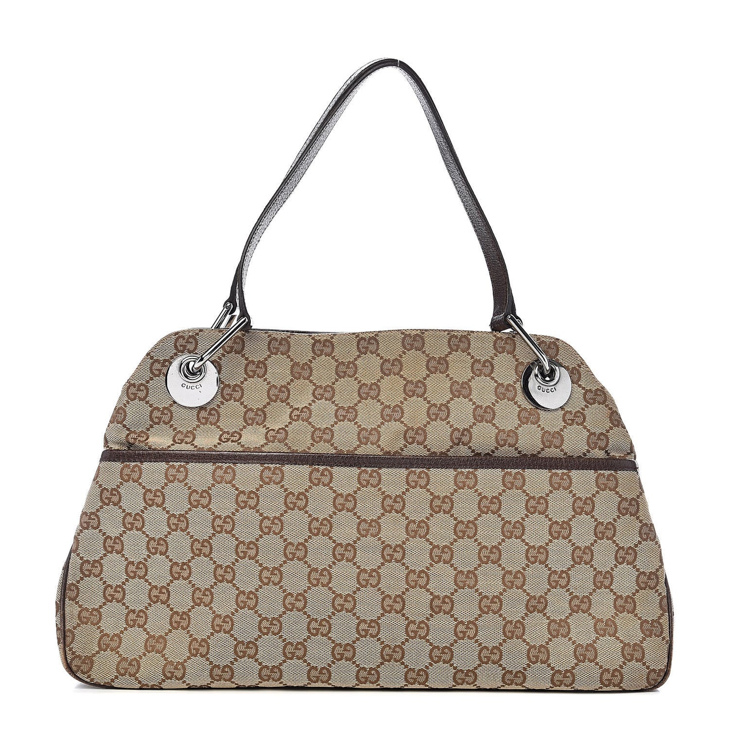 Monogram Medium Eclipse Shoulder Bag Dark Brown
