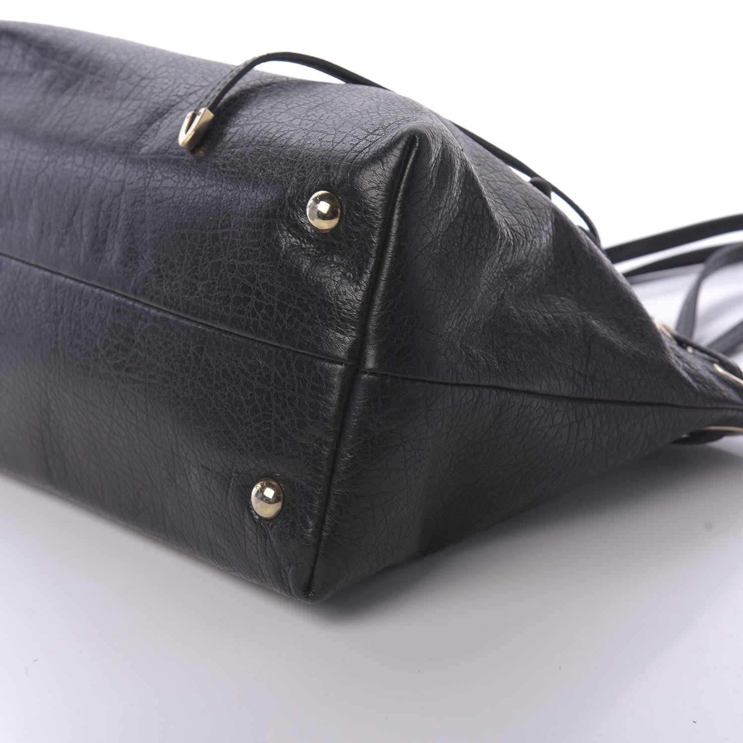 Jimmy Choo Grainy Calfskin Small Rhea Tote Black 6 of 11