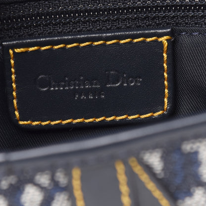 Christian Dior Monogram Saddle Bag Blue 8 of 10