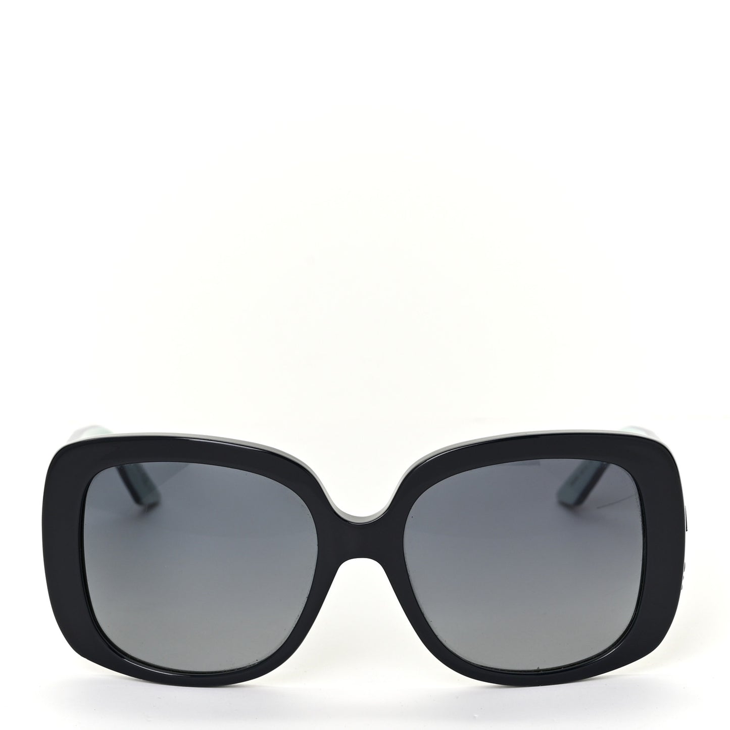 Resin Cannage Dior Lady Lady 1D Sunglasses Black Blue