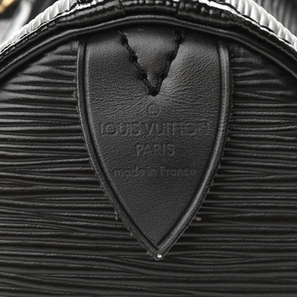 Louis Vuitton Epi Speedy 25 Black 8 of 10