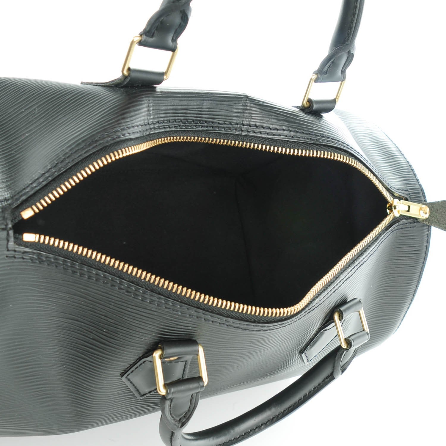 Louis Vuitton Epi Speedy 30 Black 5 of 7
