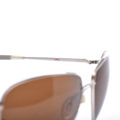 Oliver Peoples Polarized Commander Aviator Sunglasses Brown 5 of 7
