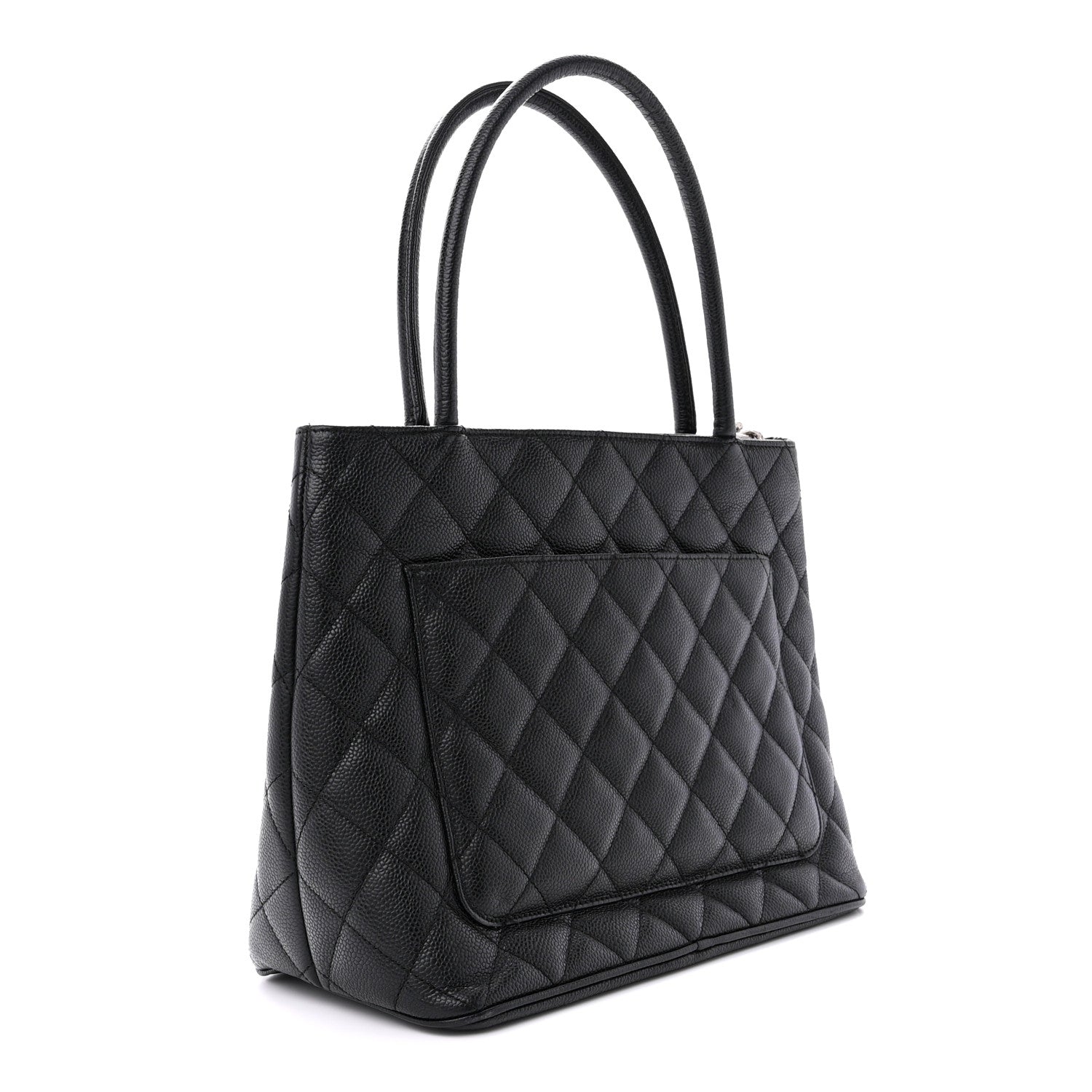 Chanel Caviar Quilted Medallion Tote Black 3 of 12
