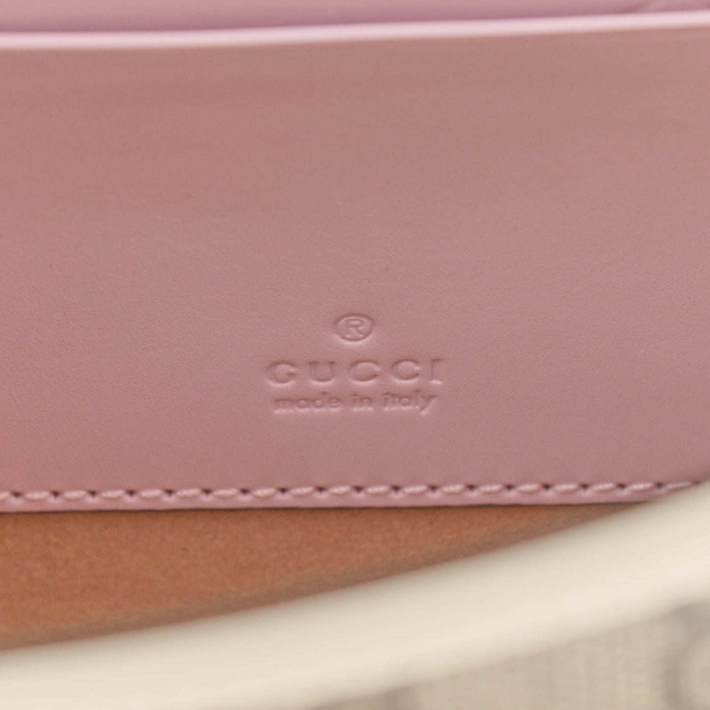 GG Supreme Monogram Les Pommes Mini Padlock Top Handle Shoulder Bag Beige Ebony Multicolor Cotton Candy Pink