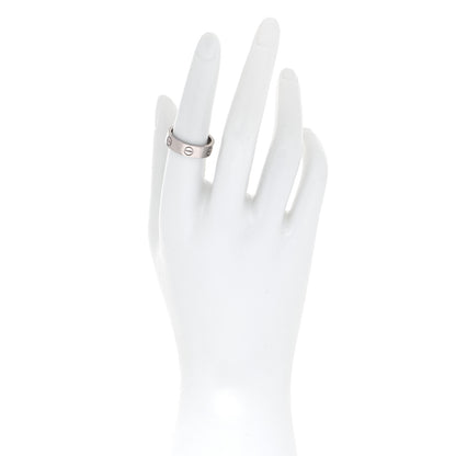 Cartier 18K White Gold 5.5mm LOVE Ring 55 7.25 2 of 4