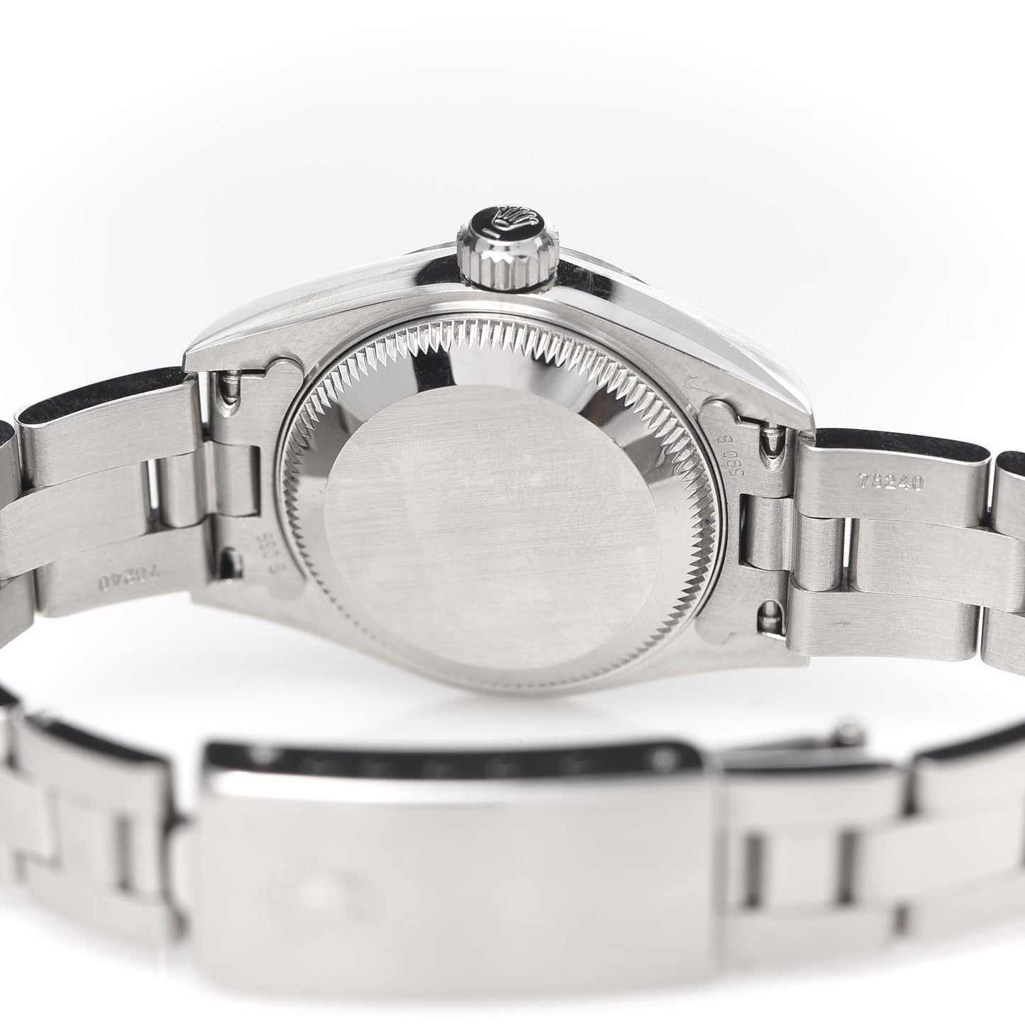 Stainless Steel 26mm Oyster Perpetual Date Watch Blue Roman 79160