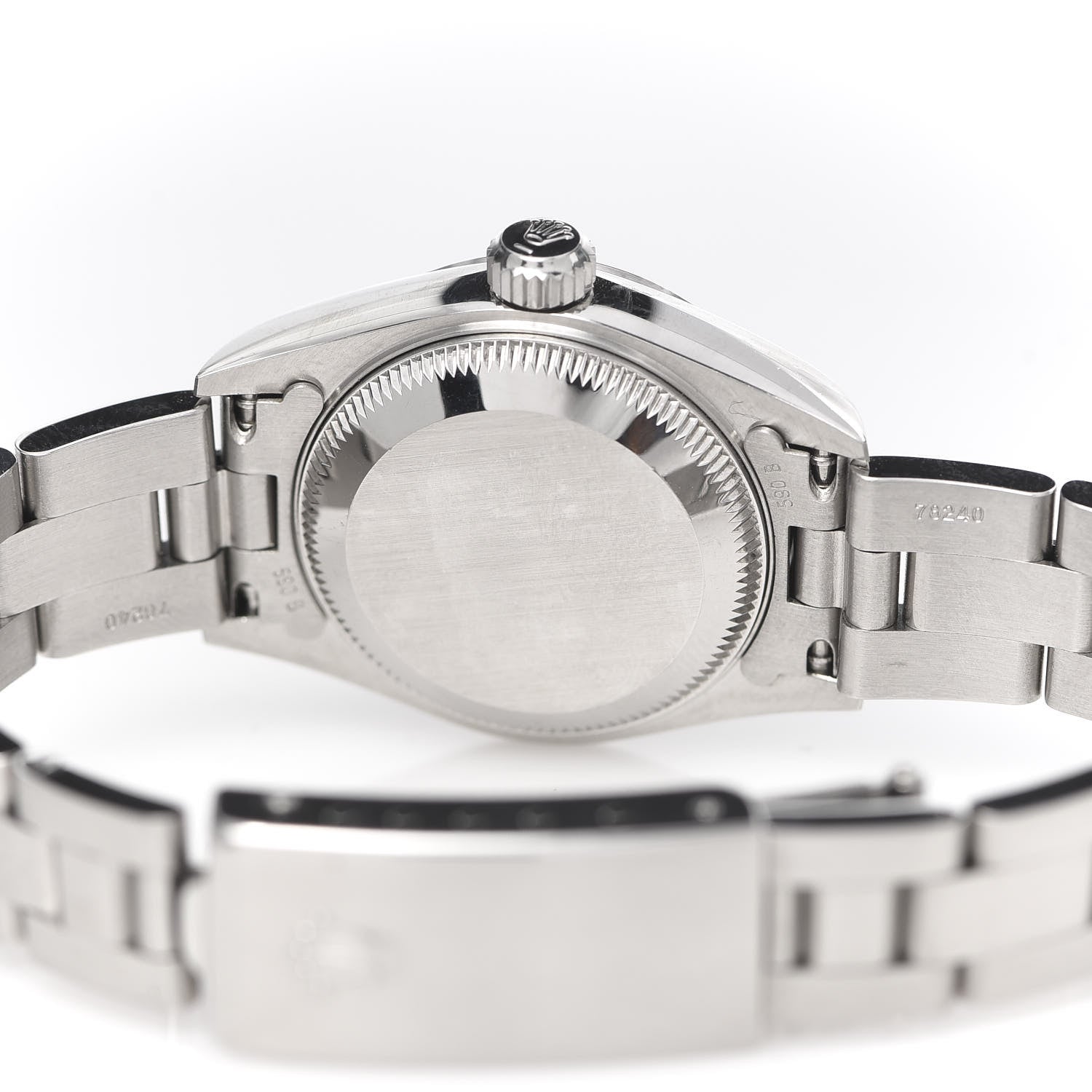 Rolex Stainless Steel 26mm Oyster Perpetual Date Watch Blue Roman 79160 5 of 6