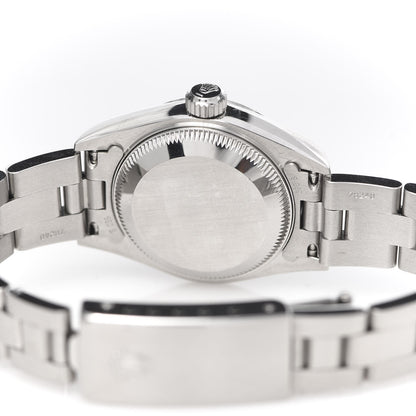 Rolex Stainless Steel 26mm Oyster Perpetual Date Watch Blue Roman 79160 5 of 6