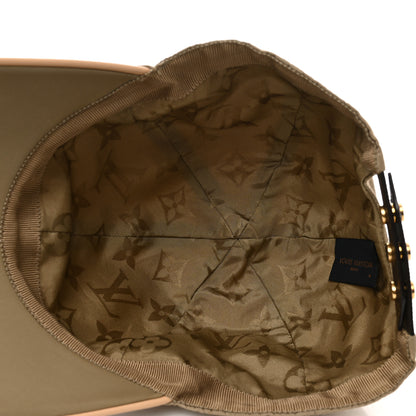 Louis Vuitton Monogram Polyester Silk LV Get Ready Cap M Beige 5 of 8