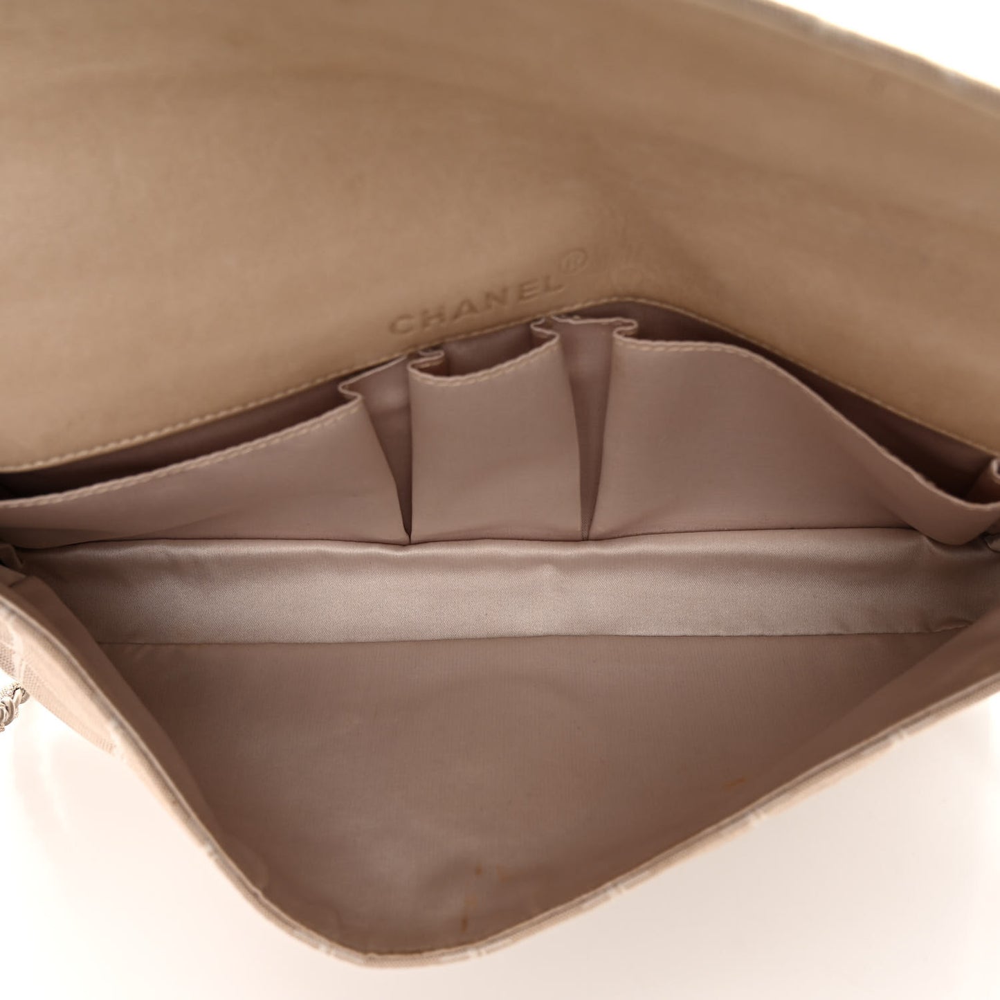 Nylon Travel East West Flap Beige