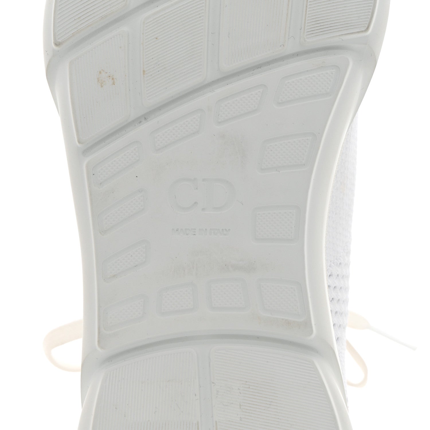 Christian Dior Technical Knit Mens B21 High Top Sneakers White Grey 8 of 13