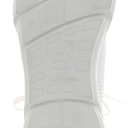 Christian Dior Technical Knit Mens B21 High Top Sneakers White Grey 8 of 13
