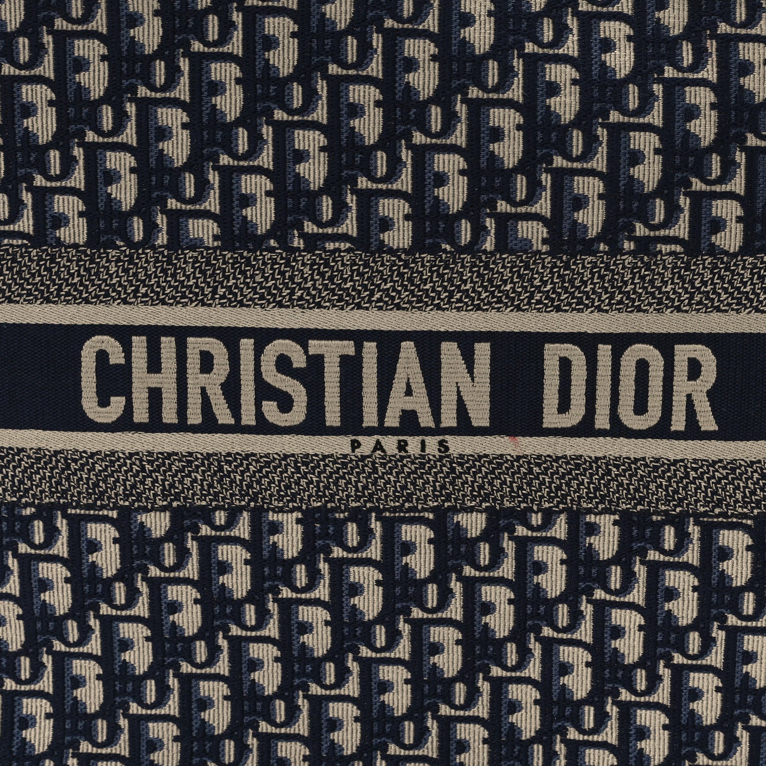 Christian Dior Oblique Large Book Tote Blue Multicolor 8 of 12