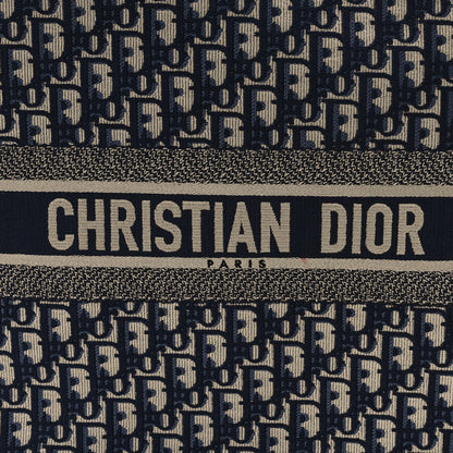 Christian Dior Oblique Large Book Tote Blue Multicolor 8 of 12