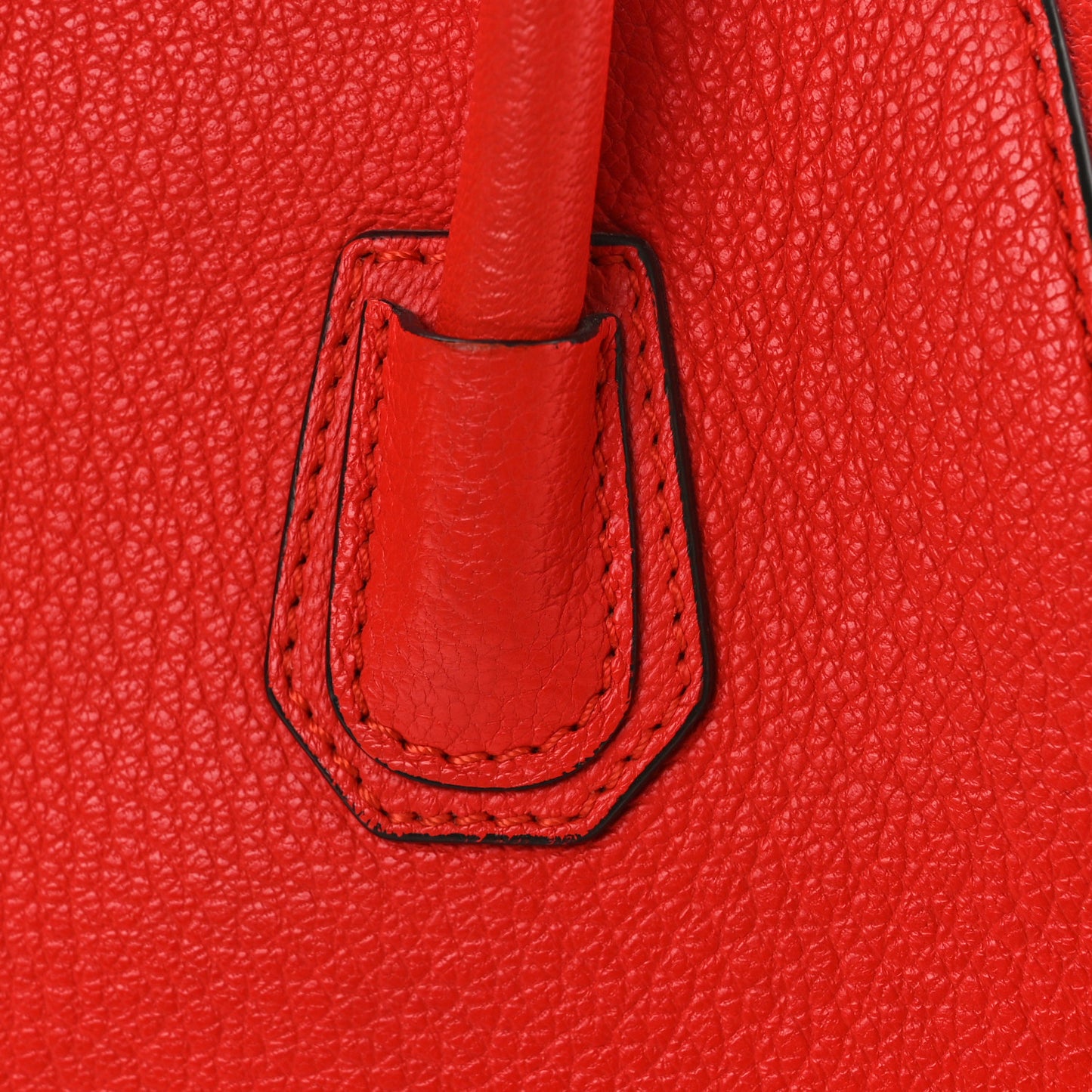 Sugar Goatskin Mini Antigona Pop Red