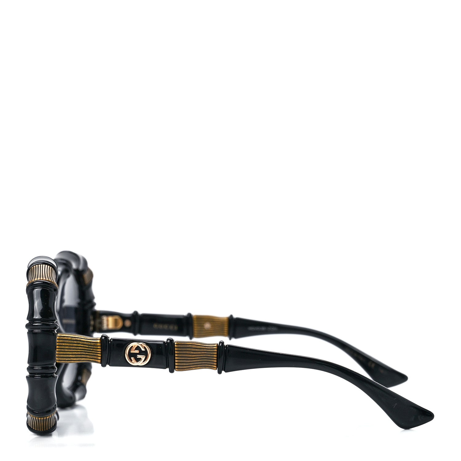 Gucci Bamboo Sunglasses GG0659S Black 3 of 9
