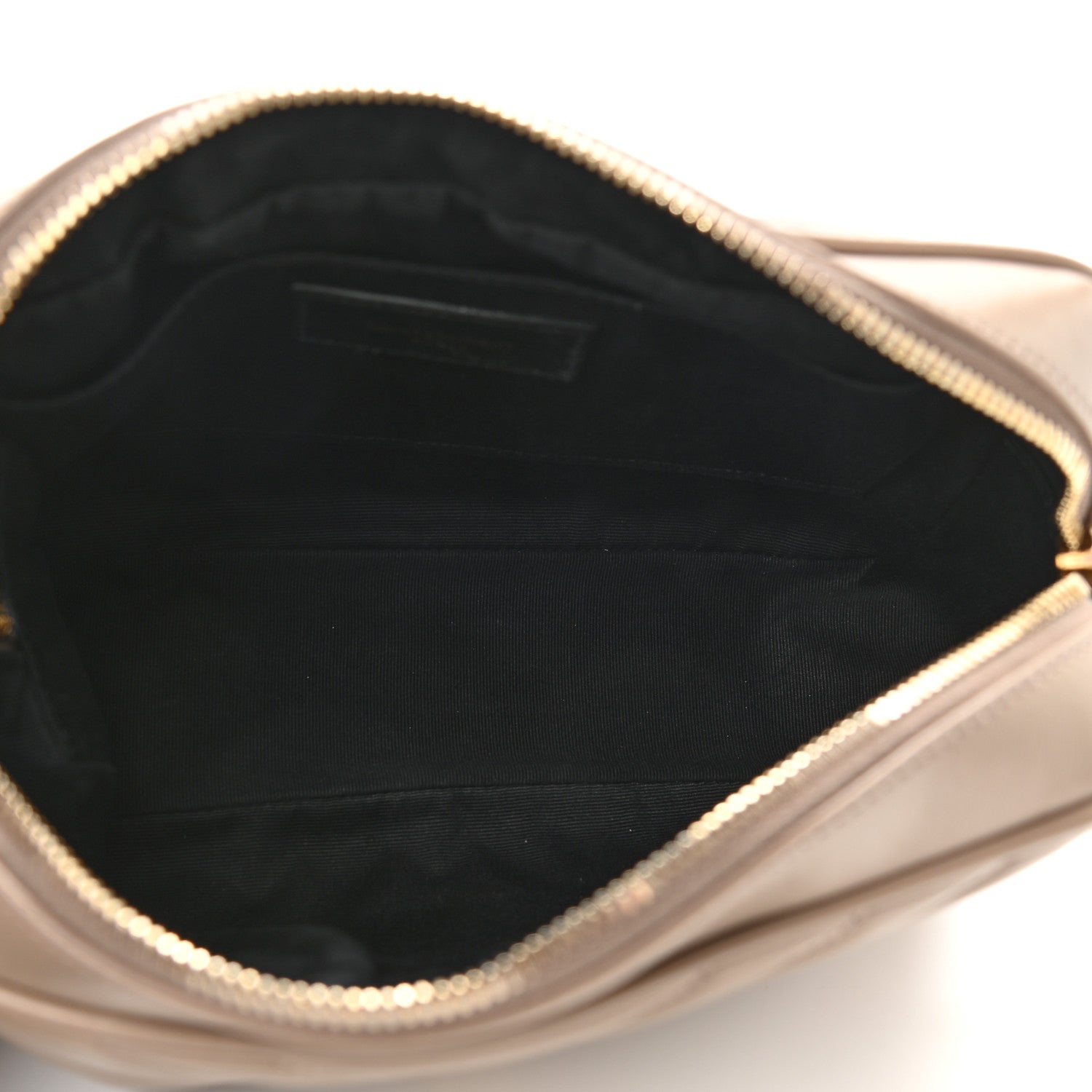 Saint Laurent Calfskin Matelasse Monogram Lou Camera Bag Dark Beige 5 of 11