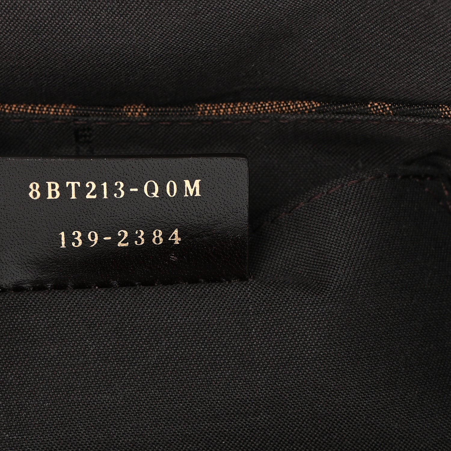 Fendi Zucca Vitello Artic Mini Messenger Bag Tobacco Castagna 6 of 11