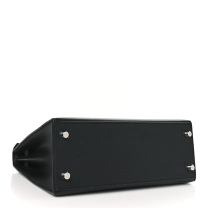 Hermes Epsom Kelly Sellier 25 Black 4 of 10
