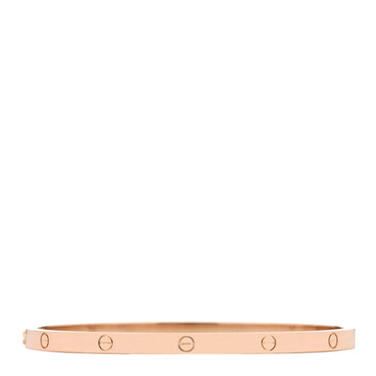 Cartier 18K Pink Gold Small LOVE Bracelet 17 2 of 7