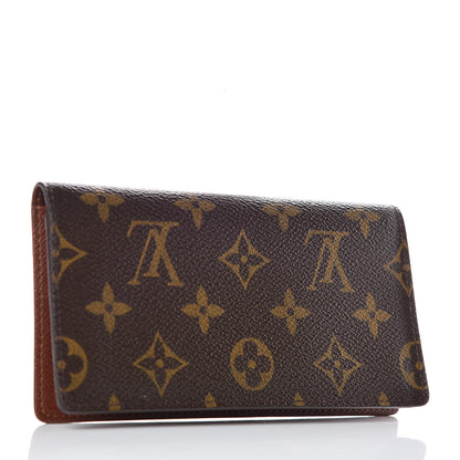 Louis Vuitton Monogram Simple Checkbook Holder Wallet 3 of 7