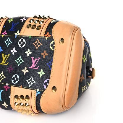 Louis Vuitton Monogram Multicolor Courtney MM Black 8 of 9