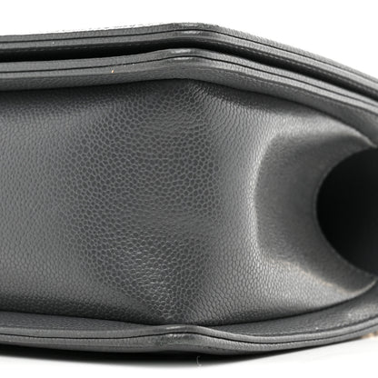 Chanel Caviar Quilted Medium Boy Flap Dark Grey 10 of 10