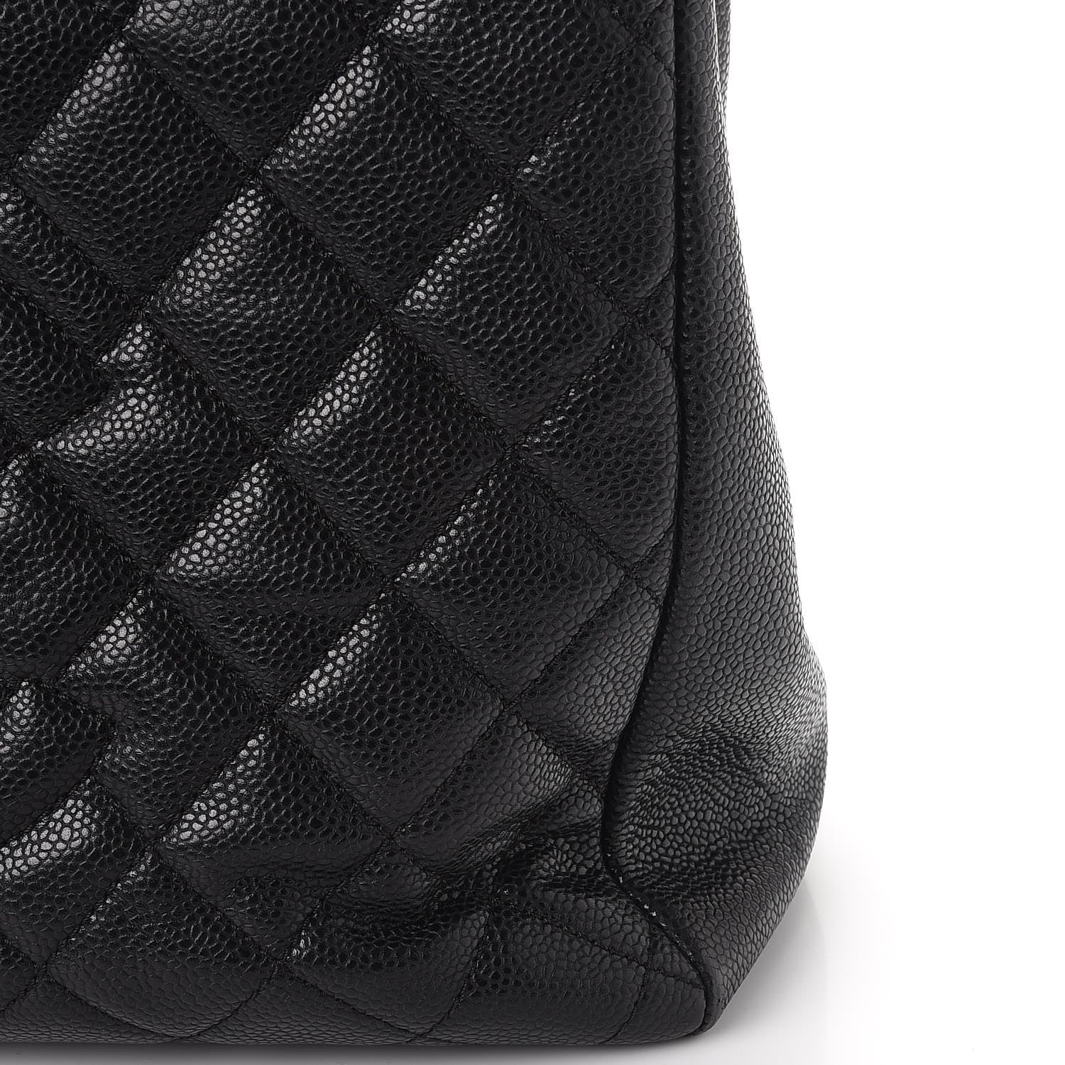 Chanel Caviar Quilted Grand Shopping Tote GST Black 9 of 14