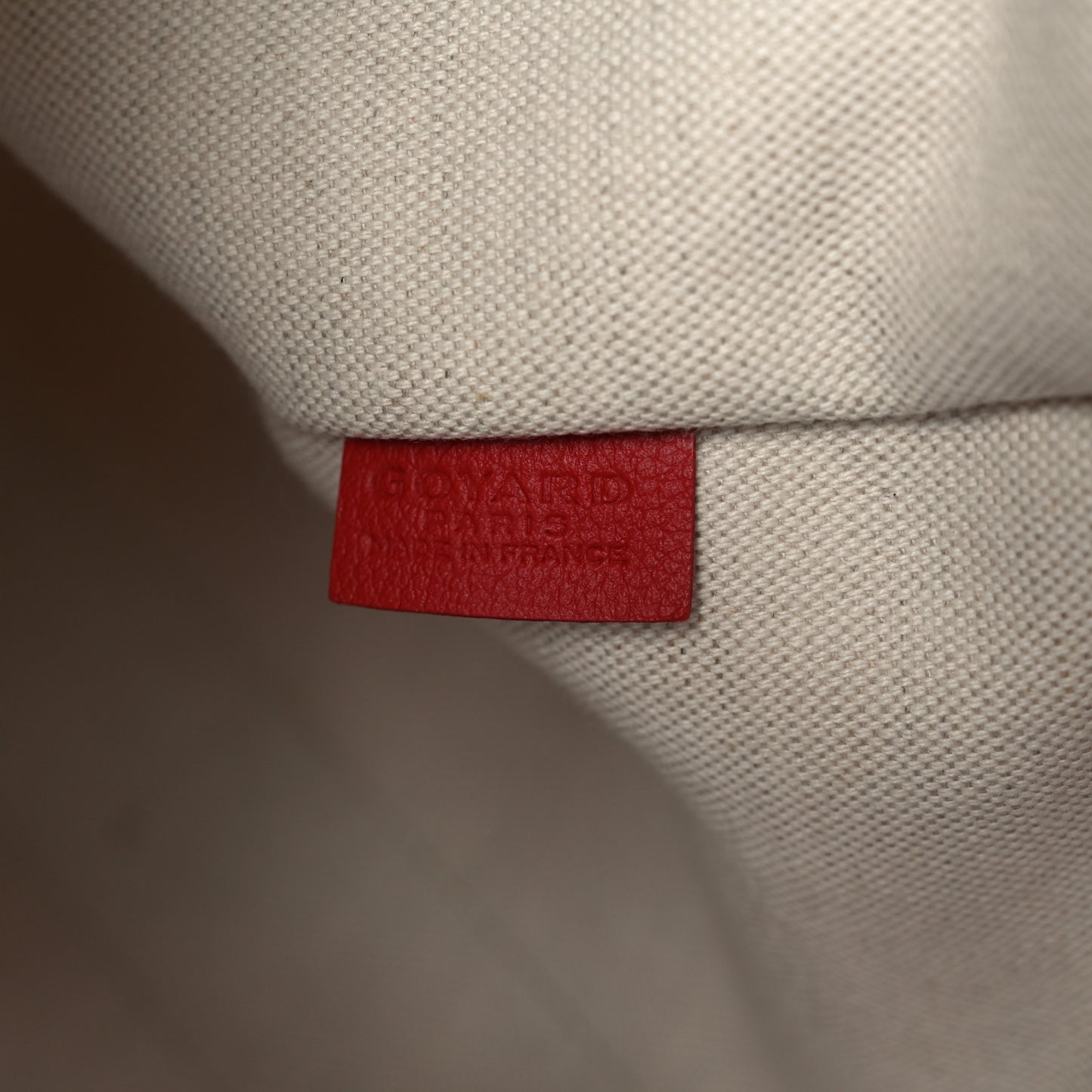 Goyardine Villette Tote Red