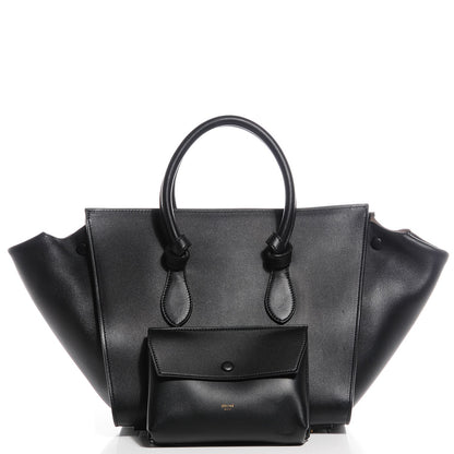 Celine Smooth Calfskin Small Tie Knot Tote Black 5 of 9