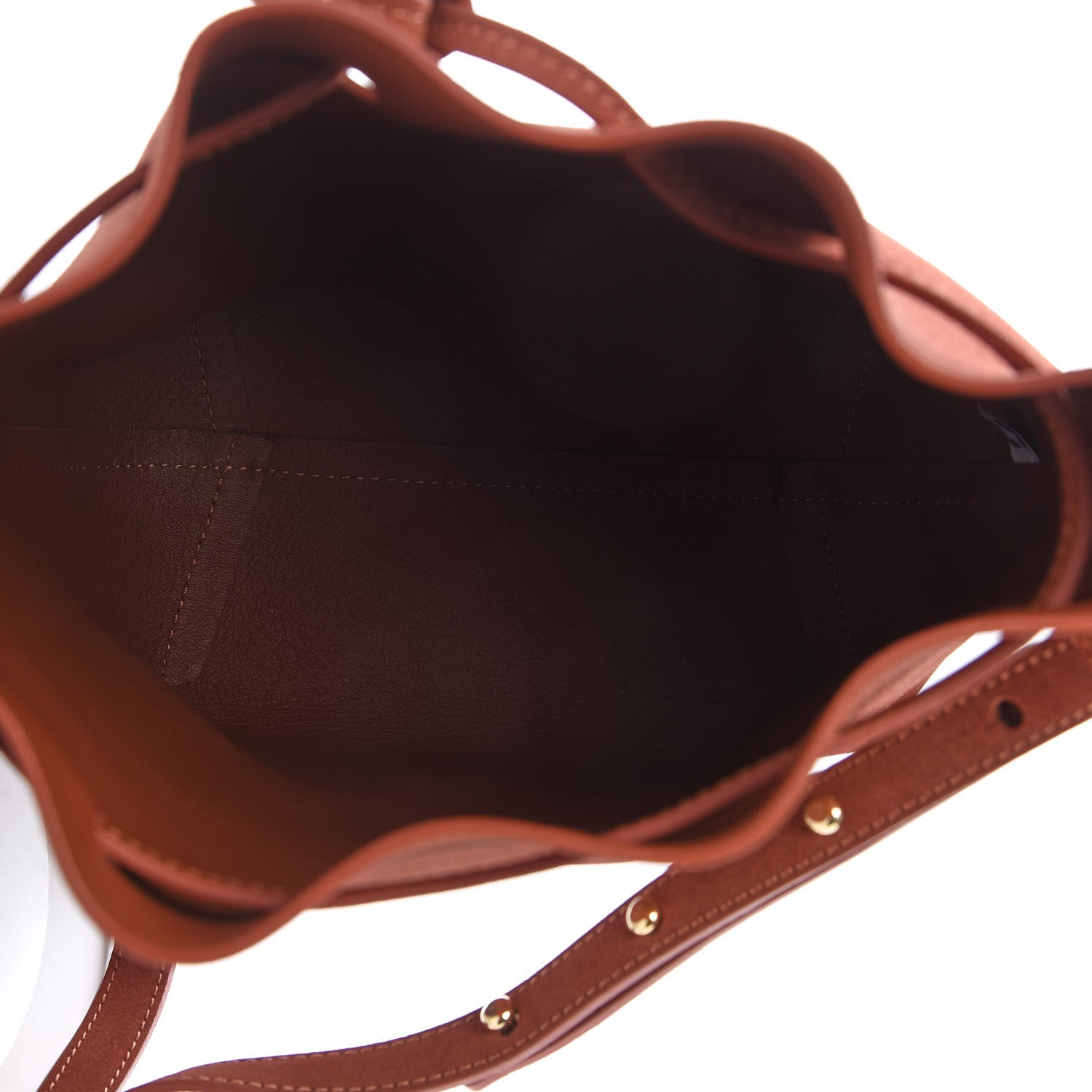 Mansur Gavriel Suede Mini Bucket Bag Brick 5 of 8