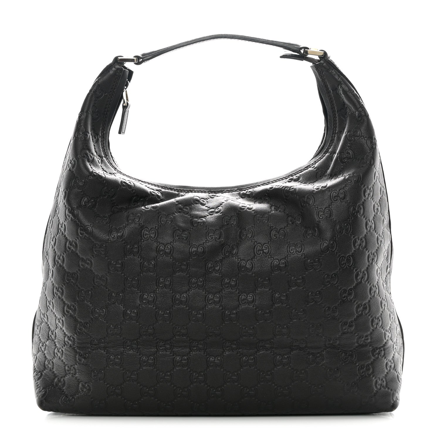 Gucci Guccissima Large Hobo Dark Brown 1 of 16