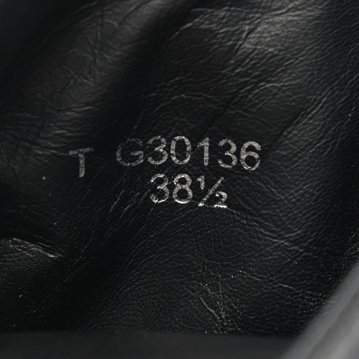 Lambskin High Top Sneakers 38.5 Black