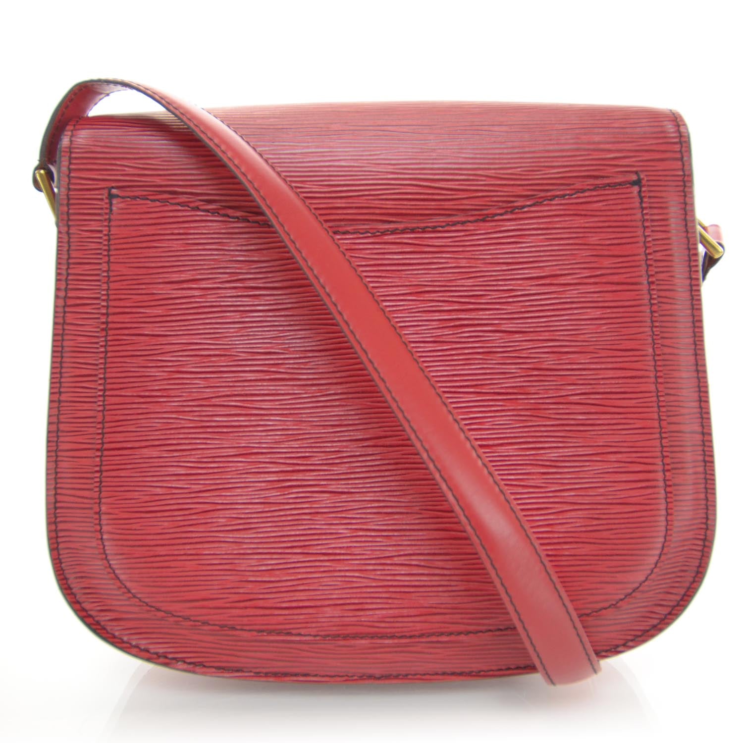 Louis Vuitton Epi Saint Cloud GM Castillan Red 3 of 8