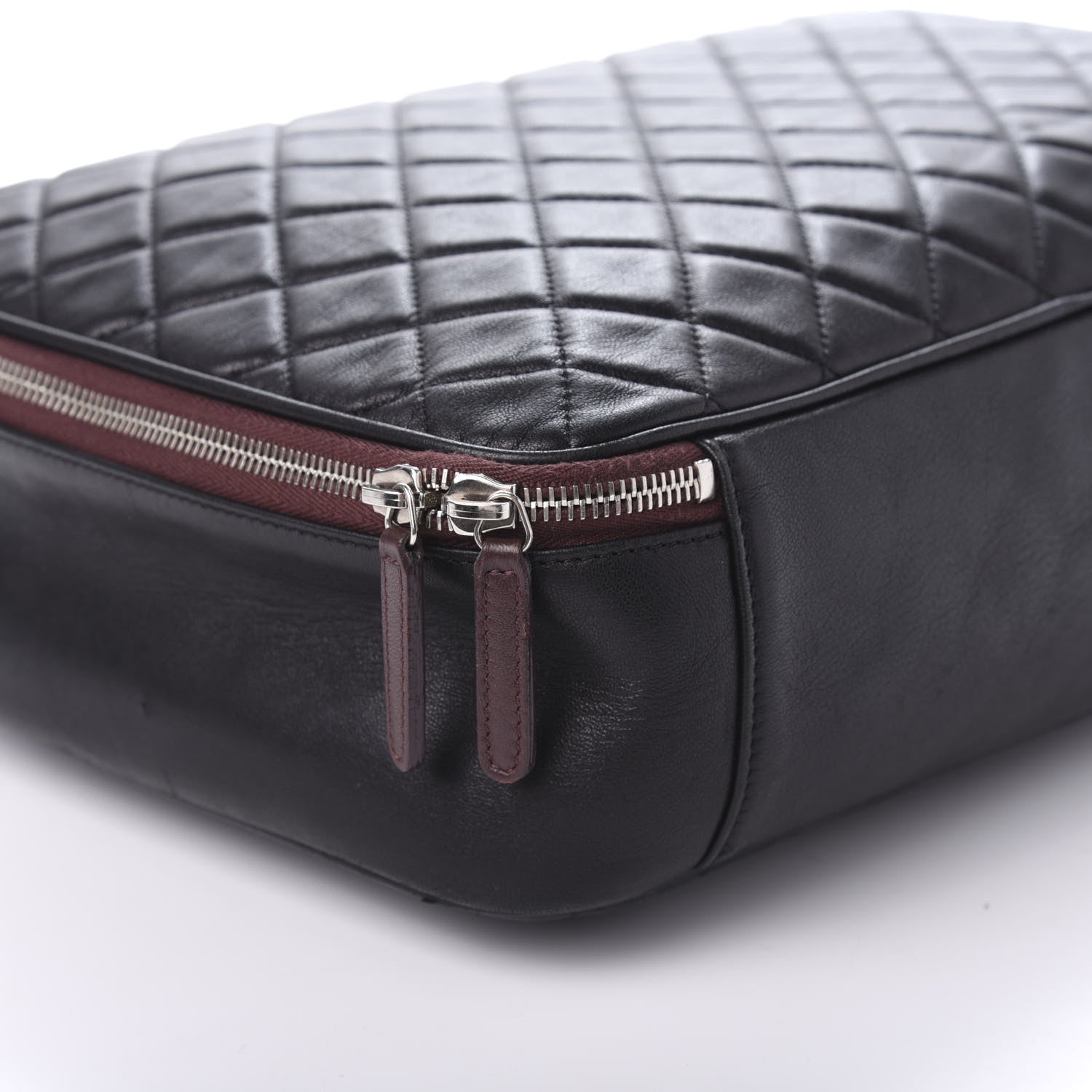 Chanel Lambskin Quilted Laptop Case Black 6 of 13