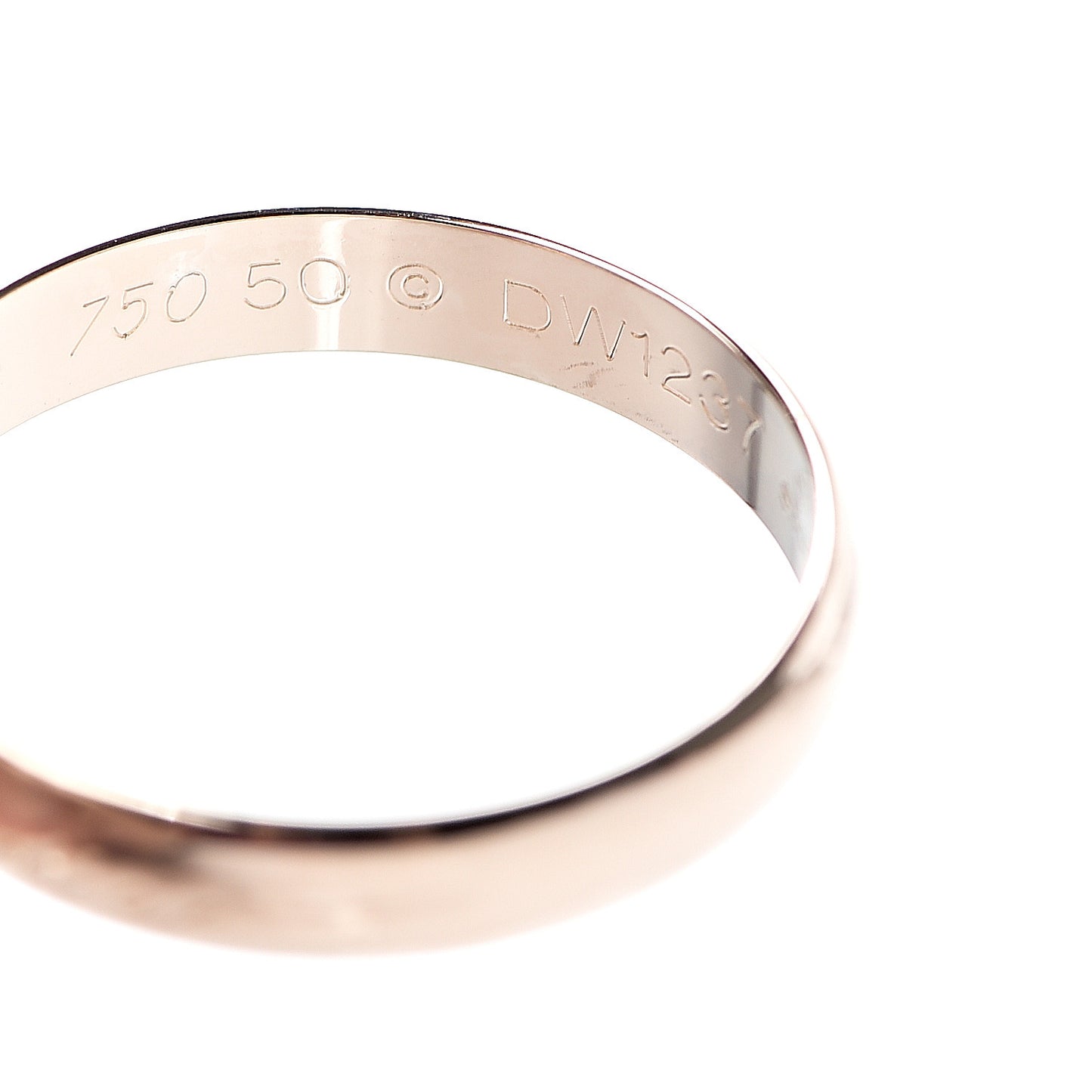 18K Pink Yellow White Gold Classic Trinity Ring 50 5.25