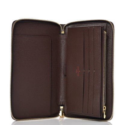 Louis Vuitton Damier Ebene Zippy Organizer Wallet 5 of 8