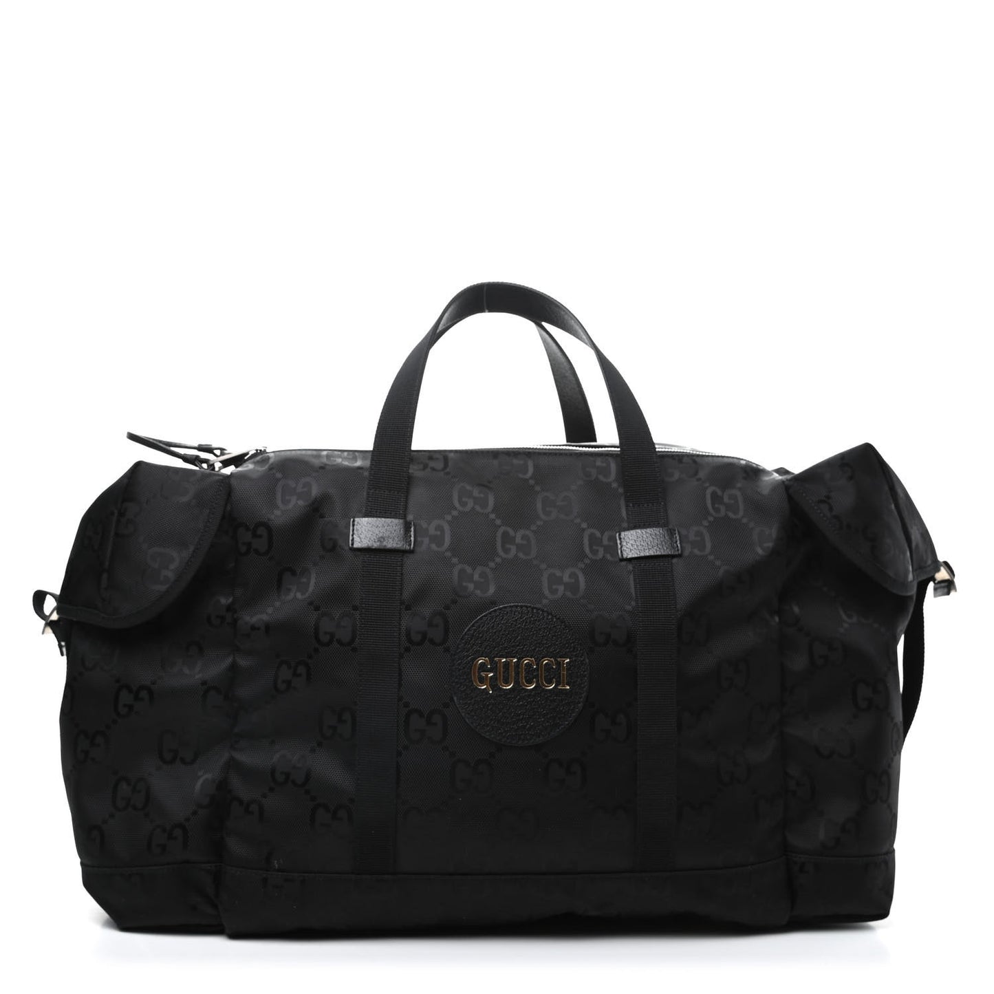 Econyl Nylon Monogram Off The Grid Duffle Bag Black