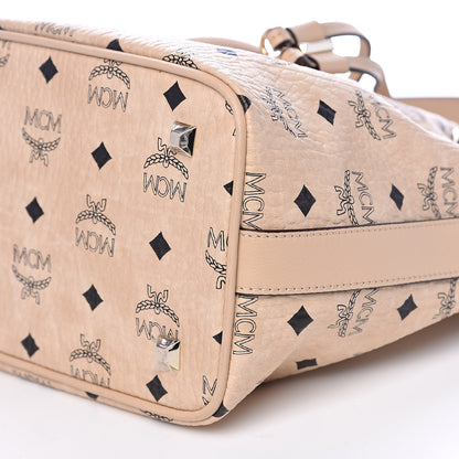 MCM Visetos Essential Drawstring Bag Beige 8 of 8