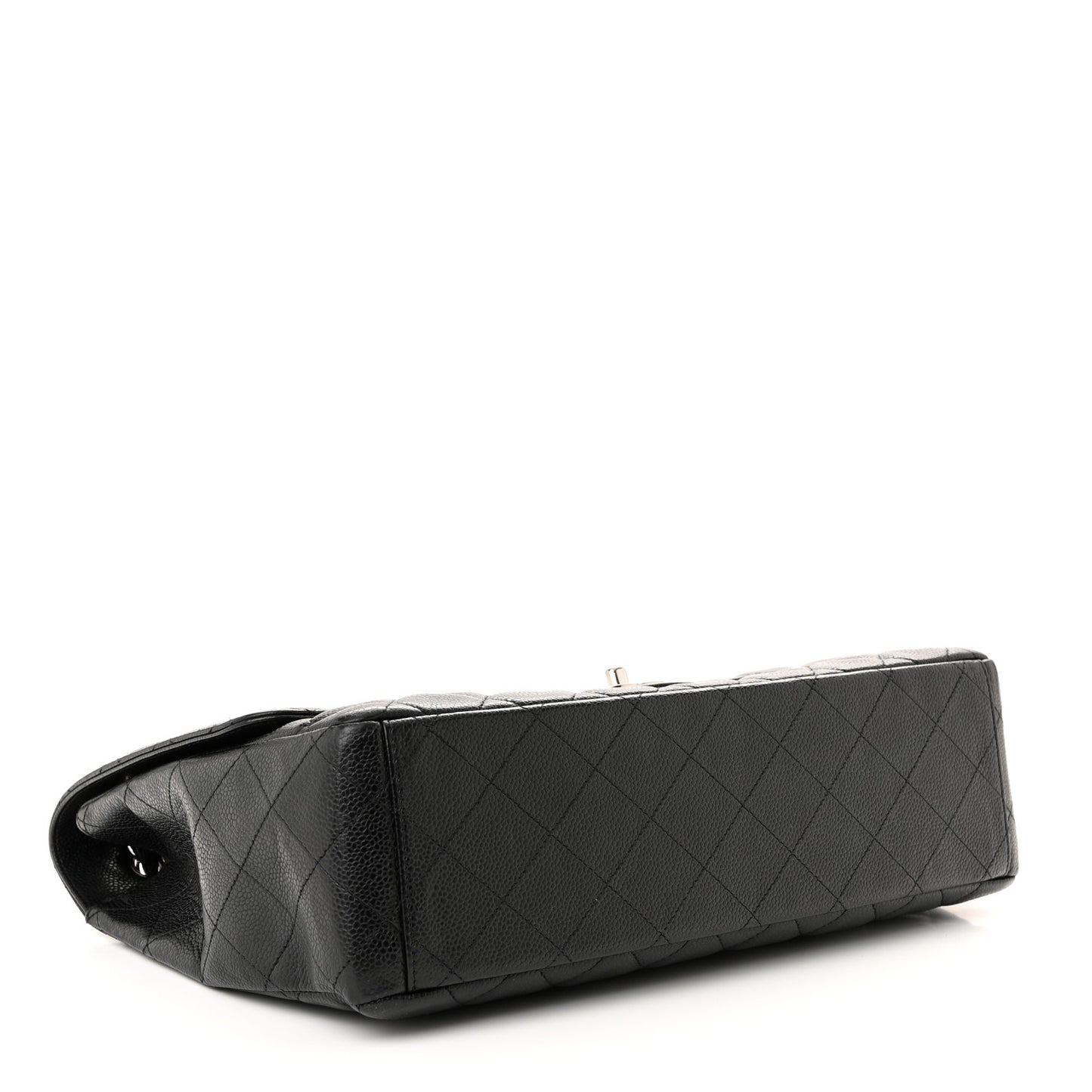 Caviar Quilted Maxi Single Flap Black