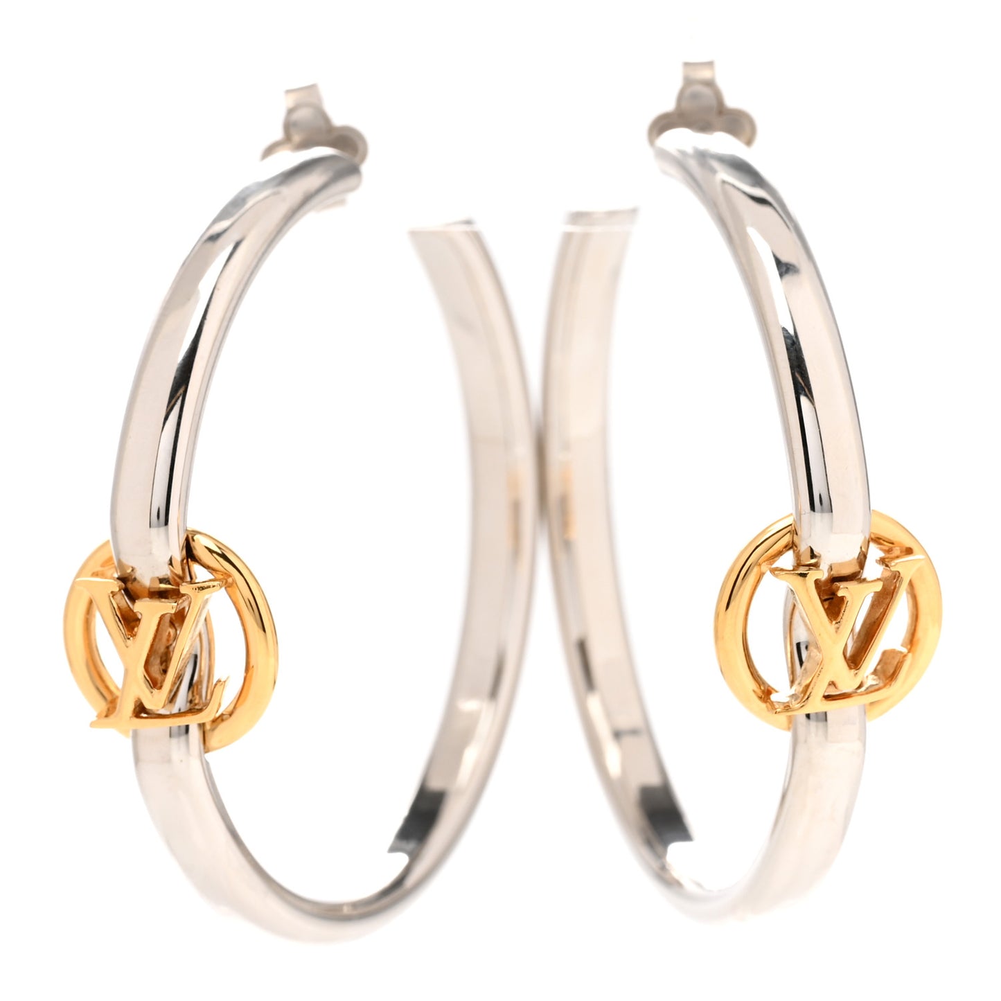 My LV Hoop Earrings Silver