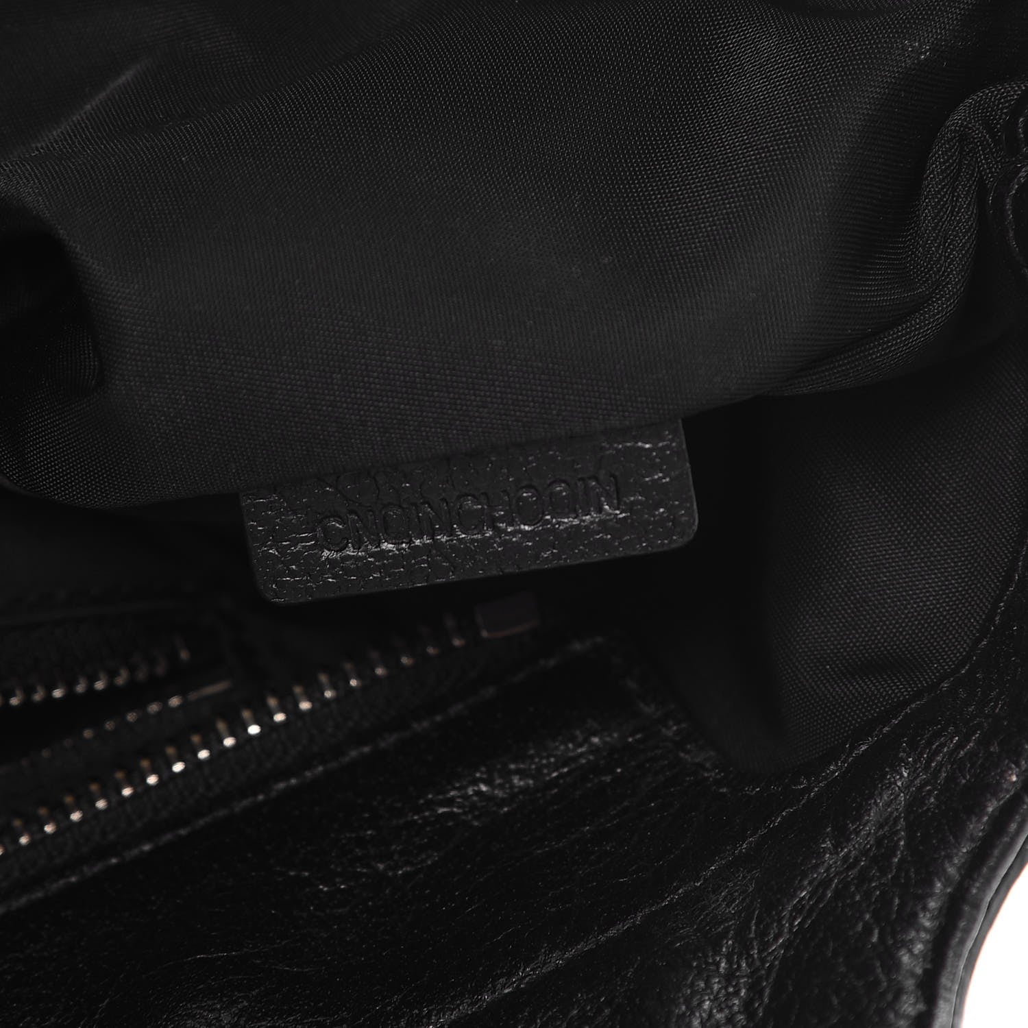 Burberry Nylon Tonal Check Torbitt Tote Black 7 of 8