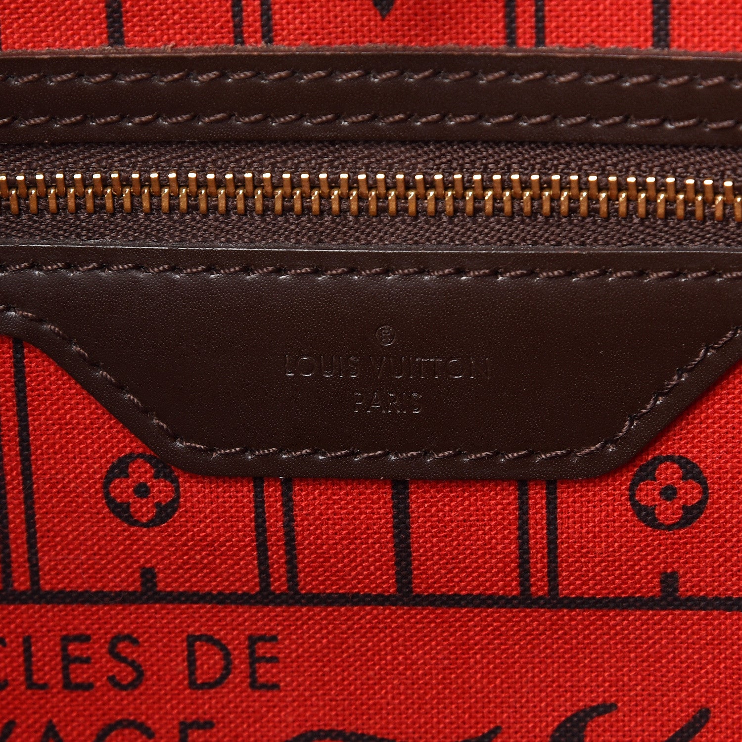 Louis Vuitton Damier Ebene Neverfull GM 6 of 14
